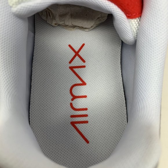 Nike Air Max 200 White Red Running Shoes main image 4